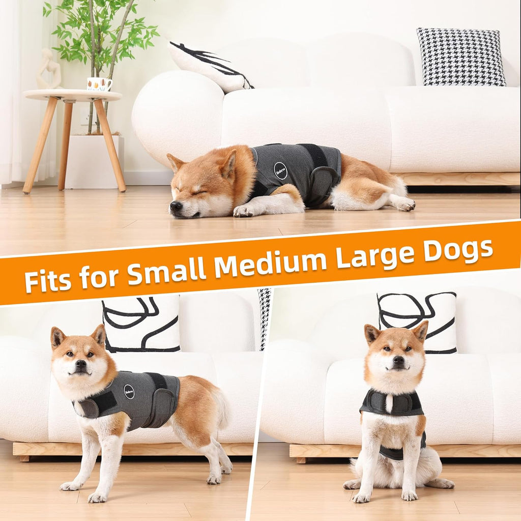 Kodervo Dog Anxiety Vest - Calming Jacket for Storms, Fireworks & Stress