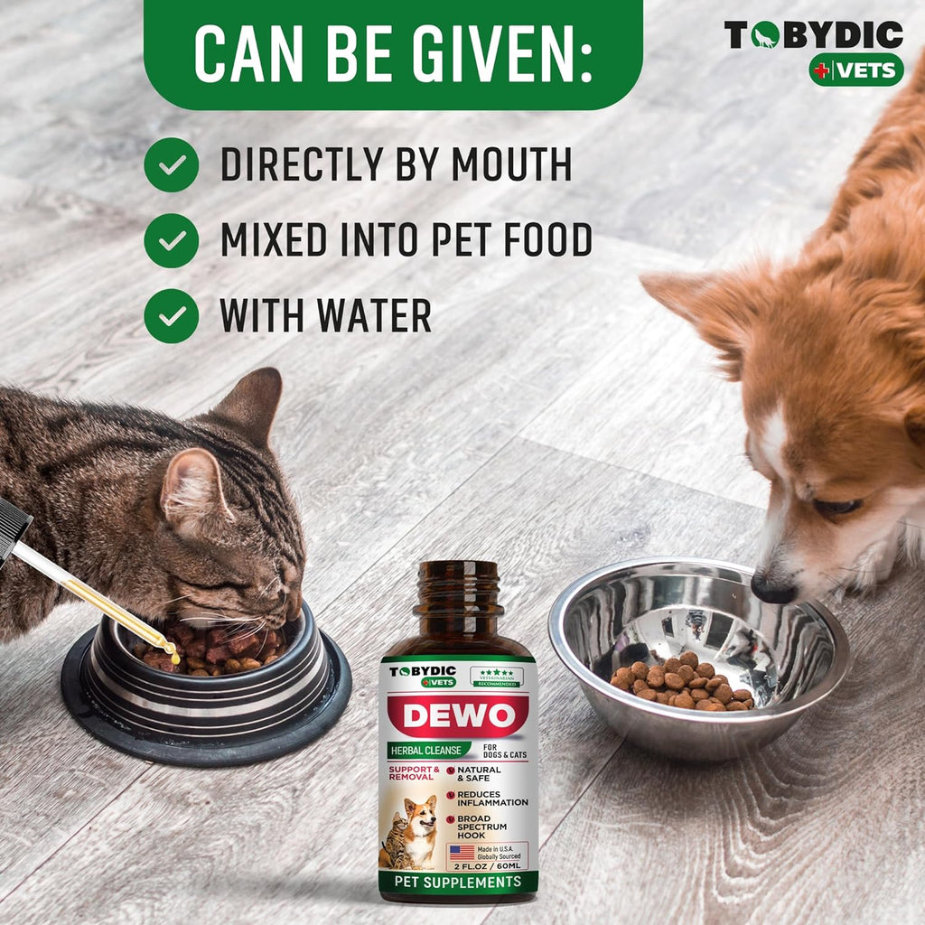 Natural Intestinal Defense Liquid for Cats & Dogs - Herbal Digestive Gut Support