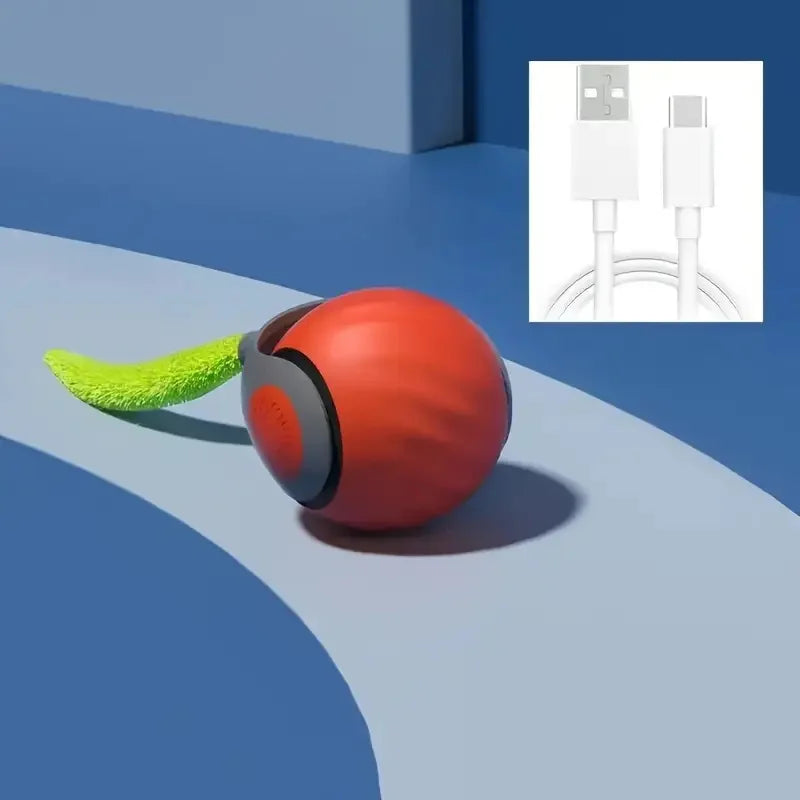 Automatic Interactive Cat Toy Ball - USB Rechargeable, Motion Activated Rolling