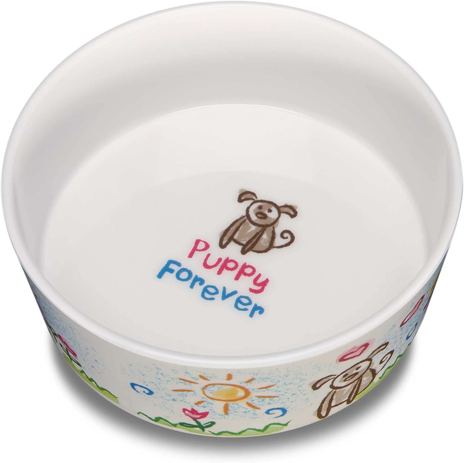 Dolce Moderno Puppy Forever Dog Bowl, Small