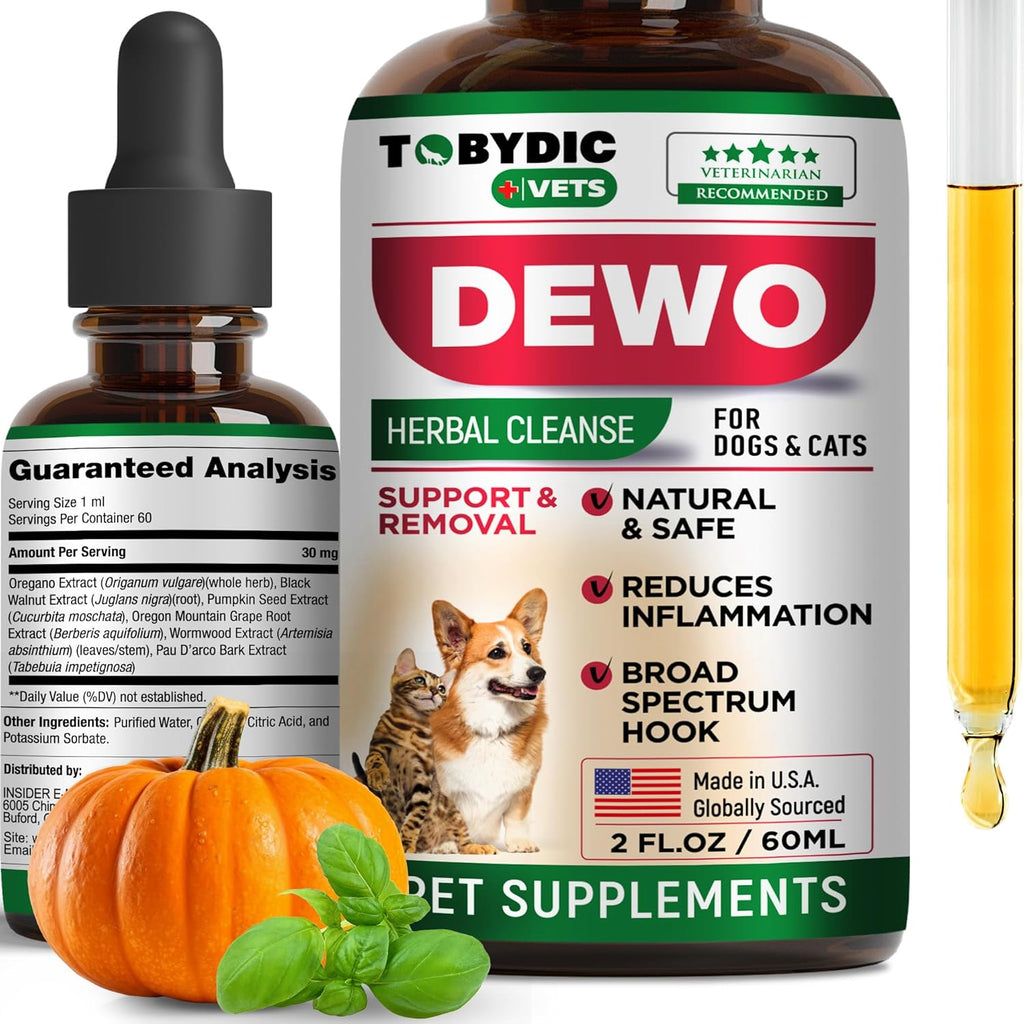 Natural Intestinal Defense Liquid for Cats & Dogs - Herbal Digestive Gut Support