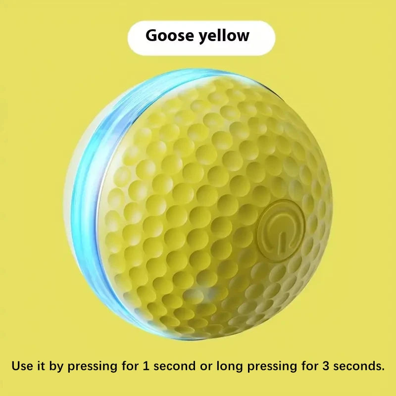 Automatic Interactive Cat Toy Ball - USB Rechargeable, Motion Activated Rolling