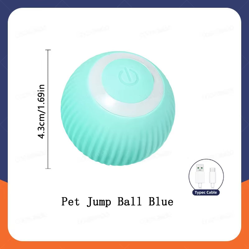 Automatic Interactive Cat Toy Ball - USB Rechargeable, Motion Activated Rolling
