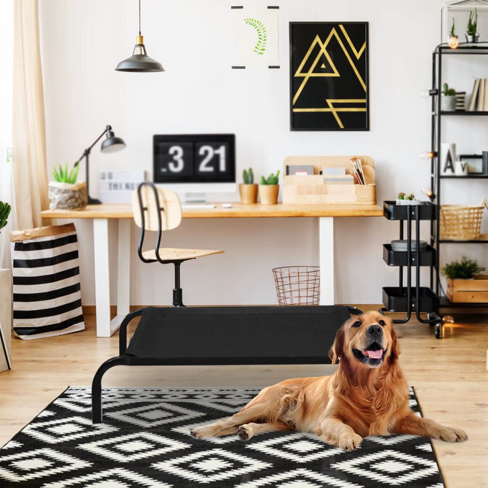 Extra Large Dog Bed Cover - Breathable Mesh Mat for Elevated Raised Beds