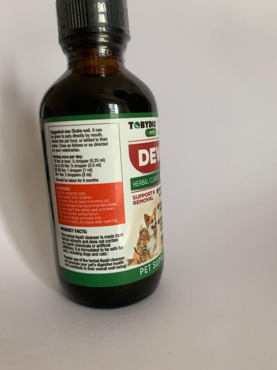 Natural Intestinal Defense Liquid for Cats & Dogs - Herbal Digestive Gut Support
